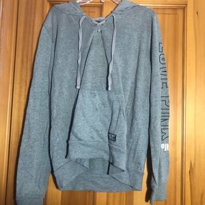 Gray sweatshirt